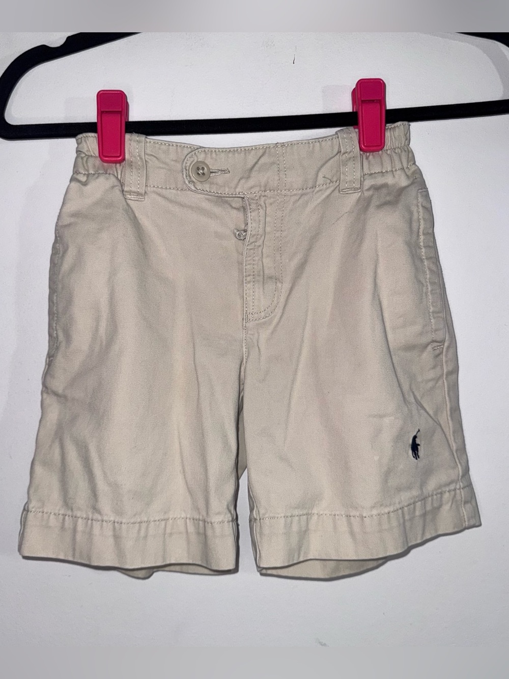 Polo Ralph Lauren Boys 4T Khaki Chino Shorts Preppy Classic Coastal Grandpacore
